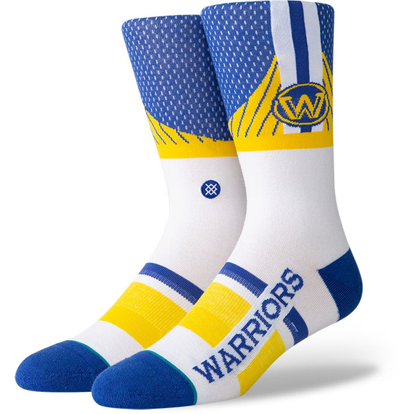 Stance Shortcut 2 NBA Team Socks - Sportsokken - blauw/geel - Jongens/Meisjes/Heren/Dames