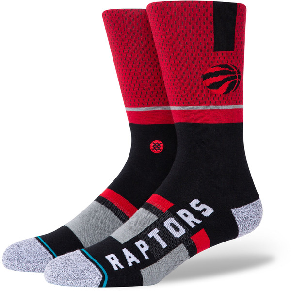 Stance Shortcut 2 NBA Team Socks - Sportsokken - rood/zwart - Jongens/Meisjes/Heren/Dames