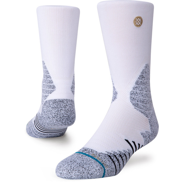 Stance Icon Hoops Crew Sok - - wit - maat 43-46