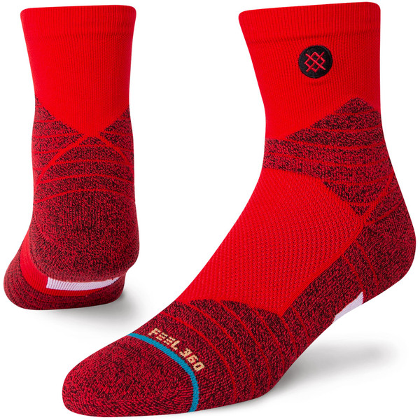Stance Icon Sport Quarter Sok - - rood - maat 38-42