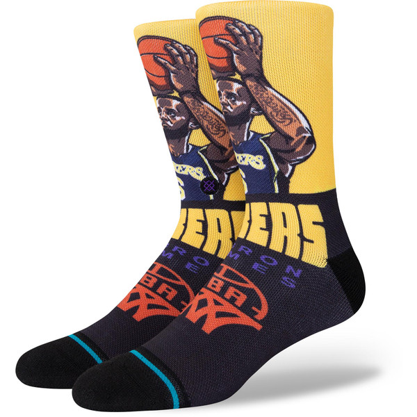 Stance Graded NBA Player Socks - Sportsokken - geel/paars - Unisex