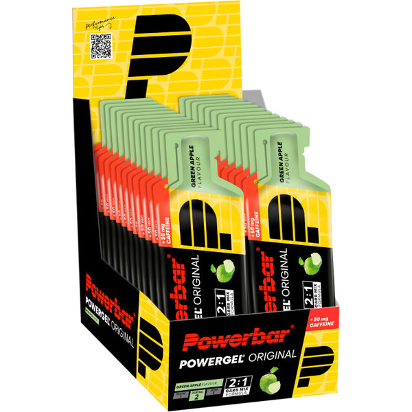 Powerbar Gel Green Apple Caffeine (24x41g) afbeelding