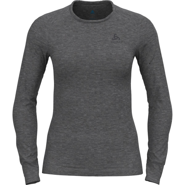 ODLO - BL TOP Crew neck l/s ACTIVE WARM ECO  - Vrouwen - Thermoshirt - Grijs - L