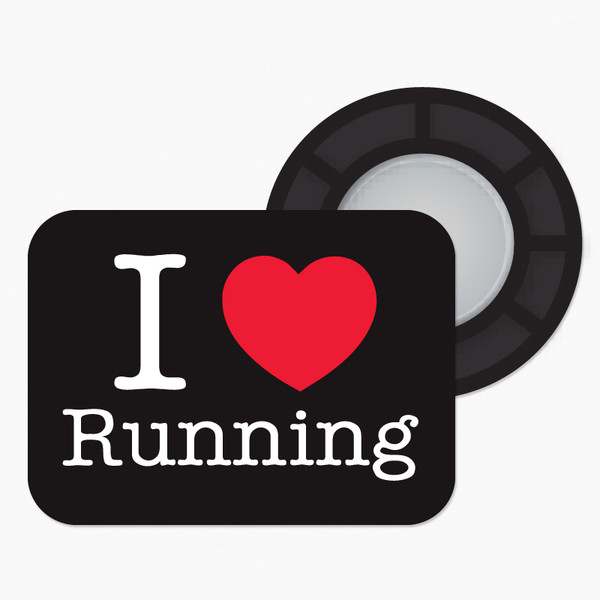 BibBits I Love Running afbeelding
