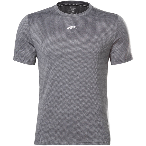 Reebok WR Melange Shirt Heren - sportshirts - grijs - maat M