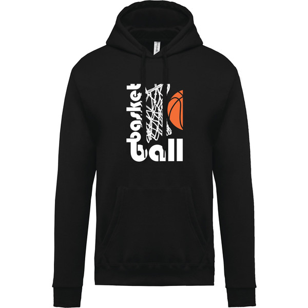 Basketball Net Hooded Sweater - - zwart - maat XL