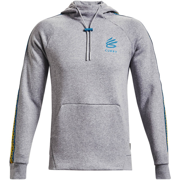 Under Armour Curry Fleece Hoodie Men - - grijs - maat L