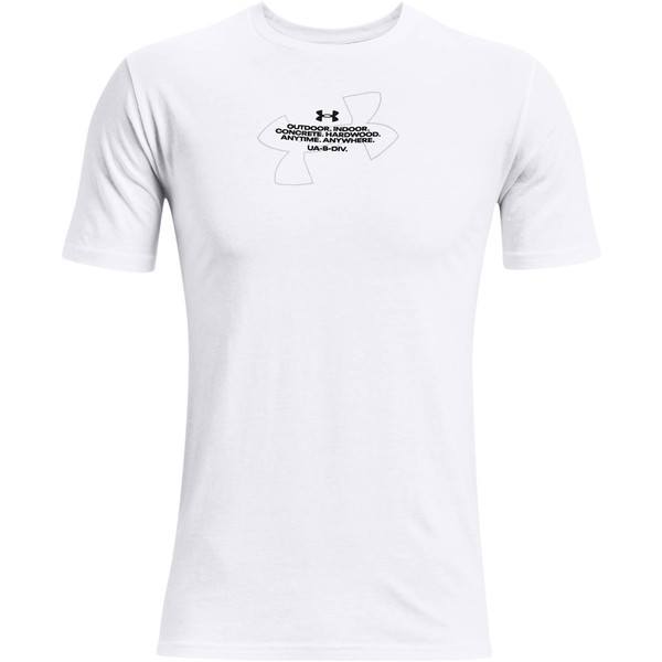 Under Armour Basketball Photo Shirt Men - - wit - maat S