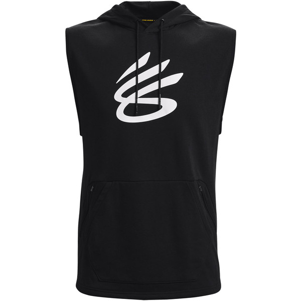 Under Armour Curry Sleeveless Hoodie Men - - zwart - maat L