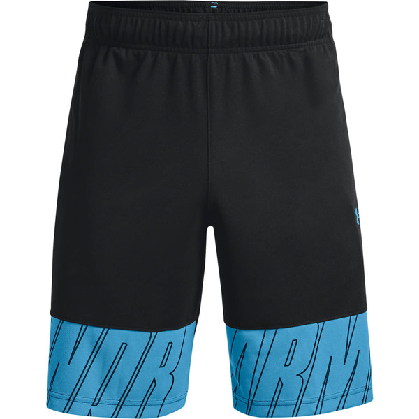 Under Armour Baseline 10&apos;&apos; Short - - zwart/blauw - maat M
