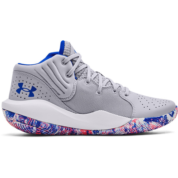 Under Armour BB Jet 21 - Sportschoenen - Volleybal - Indoor - grijs