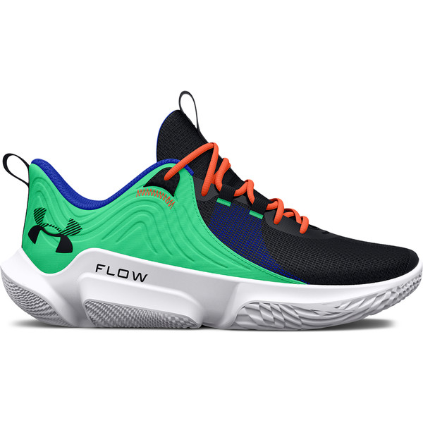 Under Armour Flow Futr X 2 - Opruiming - Handbalschoenen - zwart/groen - maat 38