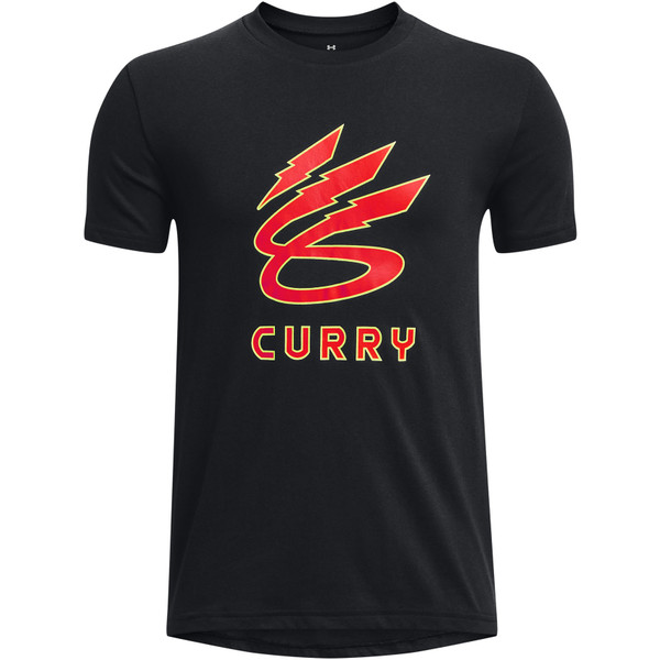 Under Armour Curry Lightning Shirt Boys - - zwart - maat 152