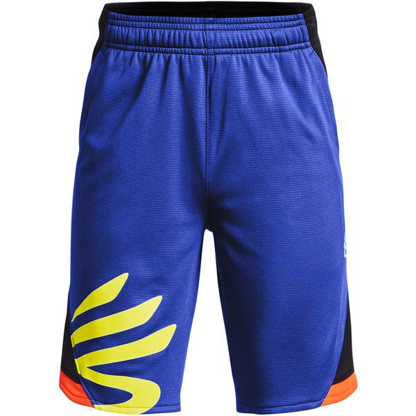 Under Armour Curry Splash Short Boys - - blauw/geel - maat 116