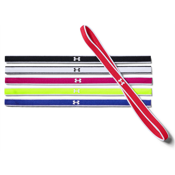Under Armour Haarbandjes 6-pack - Handbalkleding - Zweet-en haarbanden - rood/wit - maat ONE-SIZE
