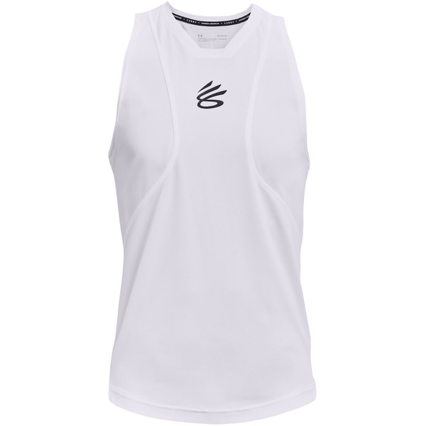 Under Armour Curry Perf. Tanktop - - wit - maat XL