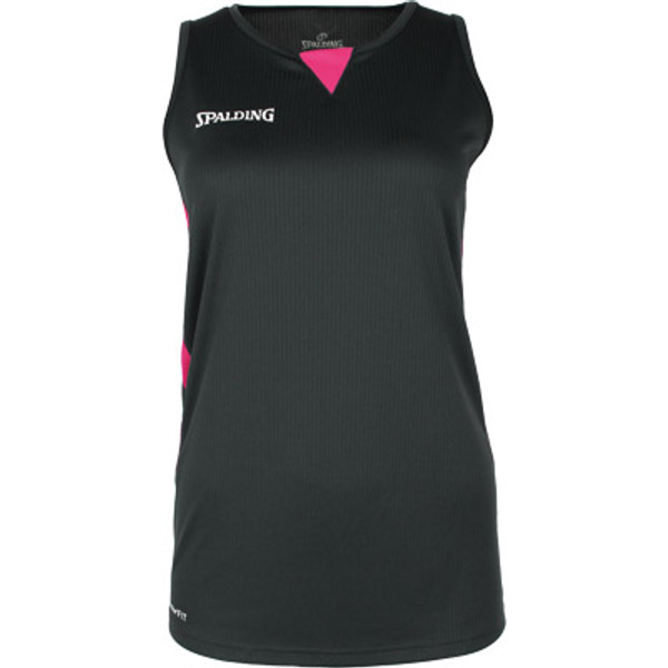 Spalding 4Her Tanktop Women - - grijs/roze - maat 2XL