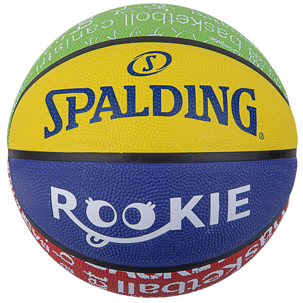 Spalding Rookie Multi - - geel/blauw - maat Maat 5