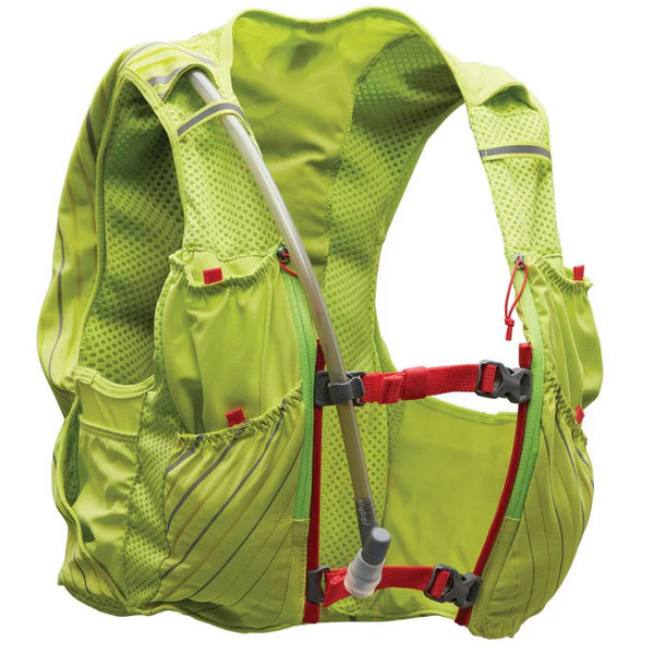 Nathan Pinnacle Series Vapor - 12L Hardlooprugzak Dames - Limoen / Rood | Maat: L