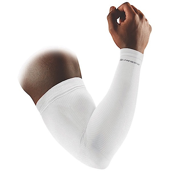 MC David Active Arm Sleeves - Bescherming en braces - Armsleeves - wit - maat L