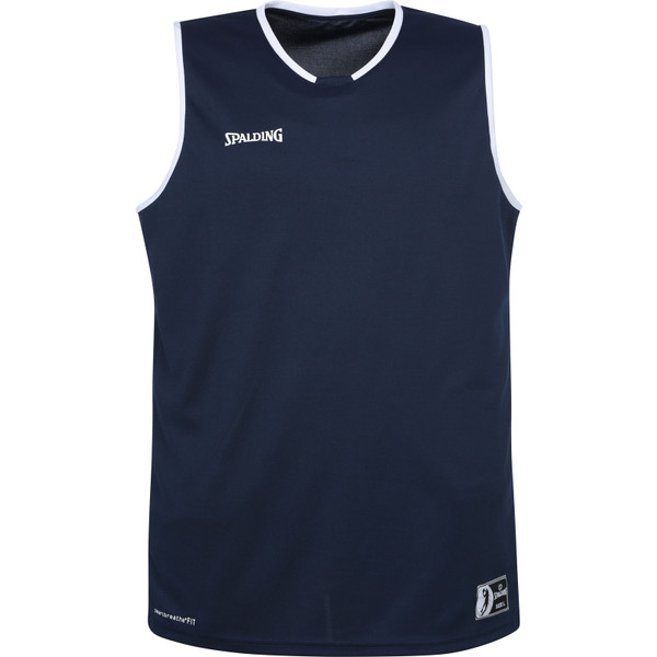 Spalding Move Tanktop Kids - - navy/wit - maat 164