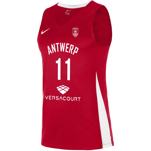 Nike 3x3 Team Antwerp Jersey - - rood - maat M
