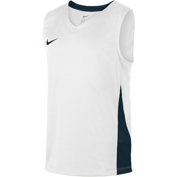 Nike Team Basketball Shirt Men - - wit/navy - maat 2XL