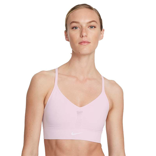 Nike Indy Low Support Sport BH - Handbalkleding - Sport BH&apos;s - Pink - maat XS