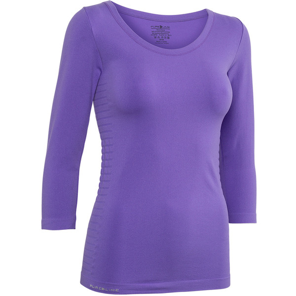 Pure Lime Dames Seamless B-neck 3/4 Sleeve