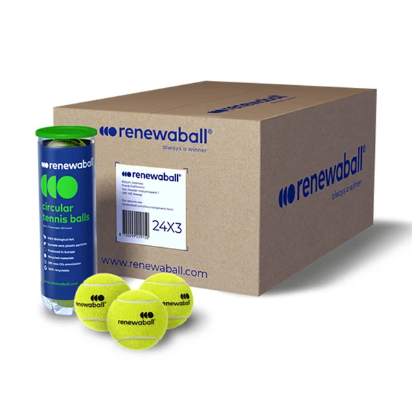 Renewaball : 72 Gele Tennisballen
