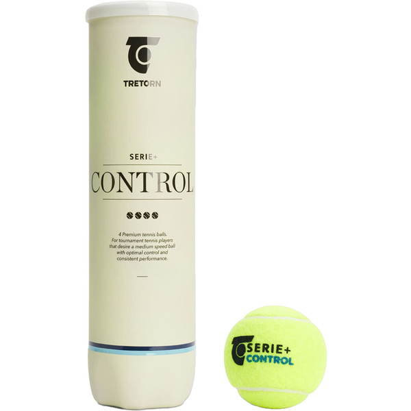 Tretorn Serie+ Control : 4 Gele Tennisballen