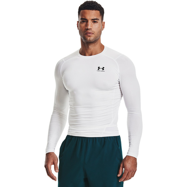 Under Armour Heatgear Compression Longsleeve - Weiß | Gr. XS kaufen