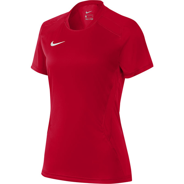 Nike Training Shirt Dames - Handbalkleding - Handbalshirts - Red - maat XL