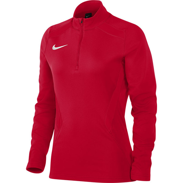 Nike Training 1/4 Zip Top Dames - Handbalkleding - - Red - maat 2XL