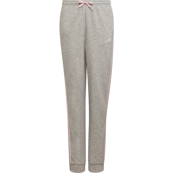 adidas 3 Stripes Pant Meisjes - Sportbroeken - Grey/Pink - Vrouwen