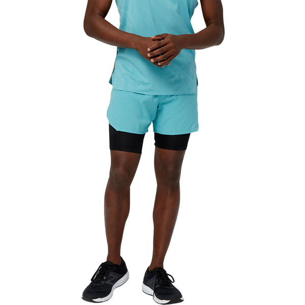 New Balance Q Speed 2in1 5&apos;&apos; Short Men