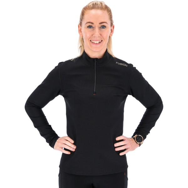 Fusion Long Sleeve Half Zip Women