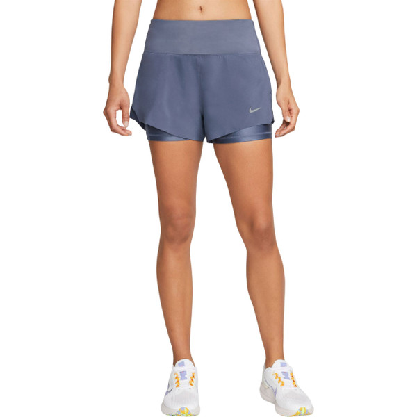 Nike DriFit Swift Mid Rise 2in1 3&apos;&apos; Short Women