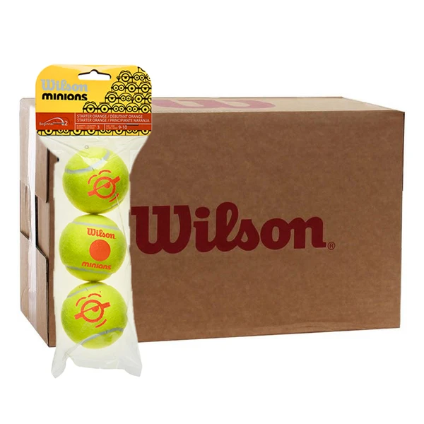 Wilson Minions Stage 2 : 3 Oranje Tennisballen