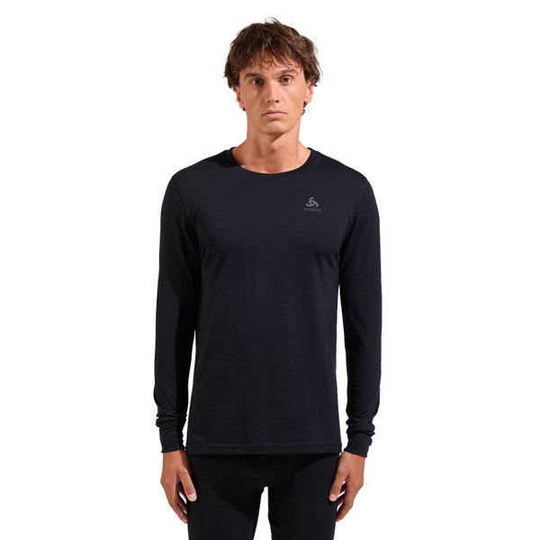 Odlo Merino 200 Crew Neck L&aring;ng&auml;rmad Tr&ouml;ja Herr