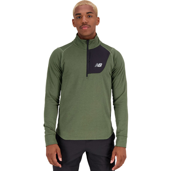 New Balance Heat Grid Half-Zip Longsleeve Men