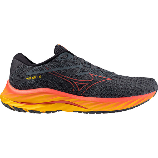 Mizuno Wave Rider 20 - Hardloopschoenen - Grijs / Oranje - Heren