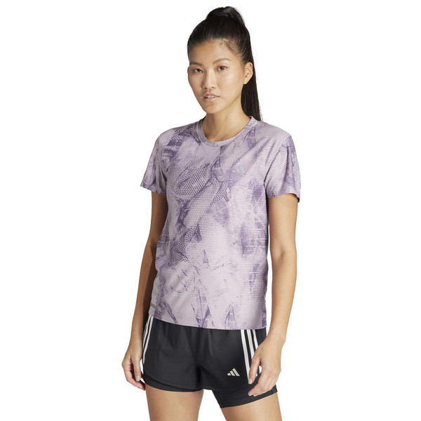 adidas Performance Ultimateadidas Allover Print T-shirt - Dames - Paars- S