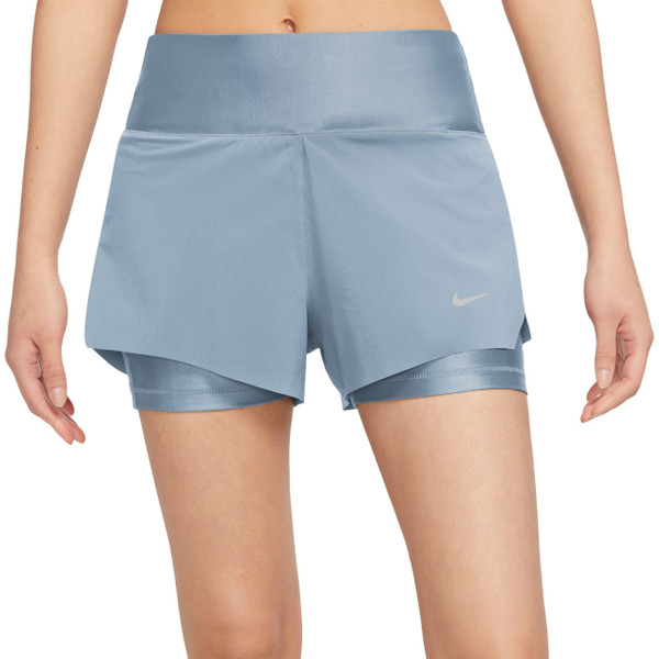Nike Dri-FIT Swift Mid-Rise 2in1 3&apos;&apos; Short Dames