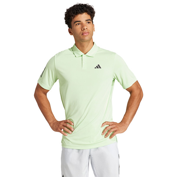 adidas Performance Club 3-Stripes Tennis Poloshirt - Heren - Groen- 2XL