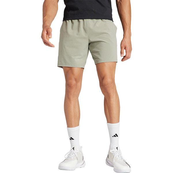adidas Performance Club Tennis Stretchgeweven Short - Heren - Groen- M 7"