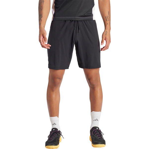 adidas Performance Tennis Ergo Short - Heren - Zwart- L 9"