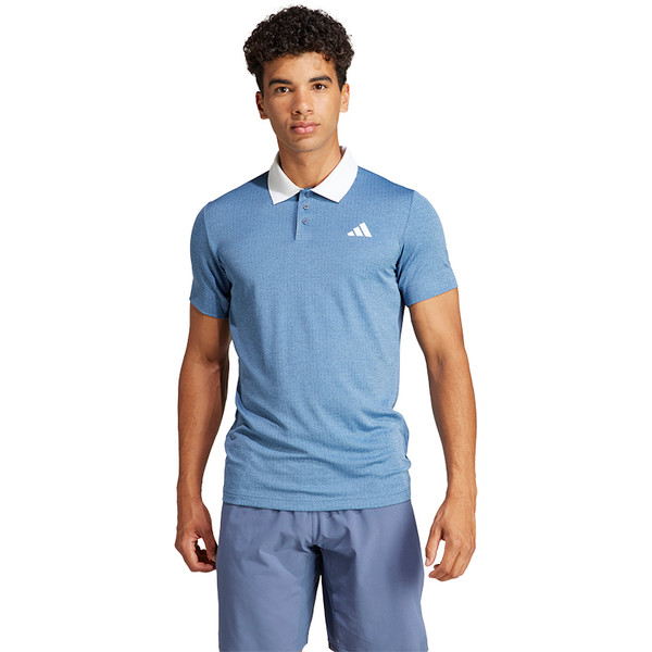 adidas Performance Tennis FreeLift Poloshirt - Heren - Blauw- 2XL