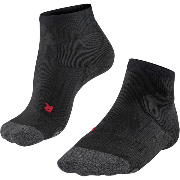 FALKE PL2 Short dames tennis sokken - zwart (black) - Maat: 37-38
