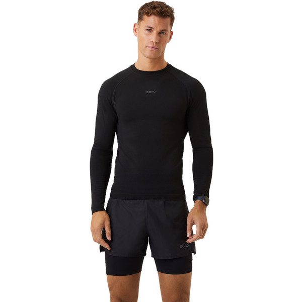 Björn Borg Borg Running Seamless Longsleeve Heren afbeelding